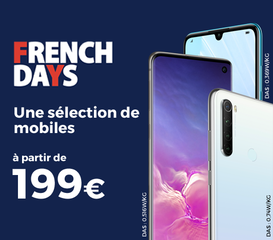 French Days - Une sélection de mobiles à partir de 199€